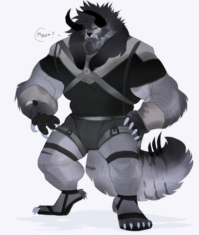 Good boi with Outfit : Full-Body :: Semi- Hyper(?)