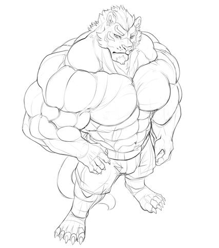 Tiger : Full-body :: Bulk