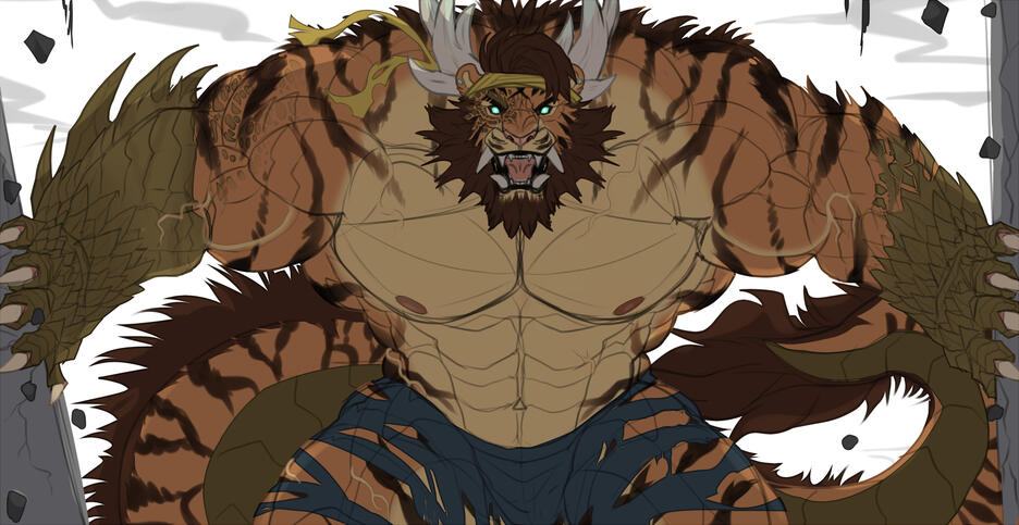 Were-Reo : Half-body :: Bulk 110% , Flat , Minimal AO